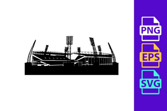 Black and White Silhouette of a Large Sp: Dynamic Vector Art