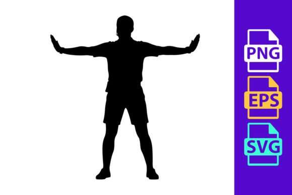 Capturing Motion: The Dynamic Appeal of This Football Silhouette Clipart