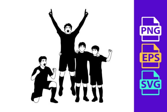 Celebrate Every Goal: Dynamic Football Clipart for Your Designs