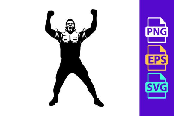 Celebrate the Win: Dynamic Football Clipart for Every Project