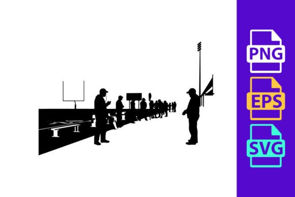 Dynamic Energy: Using Football Silhouettes in Modern Design