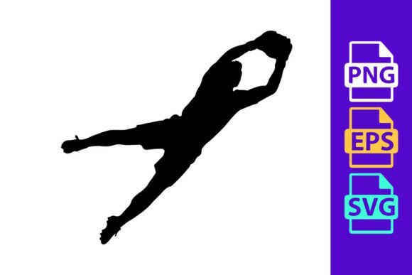 Dynamic Football Silhouette: Capturing Motion in Design