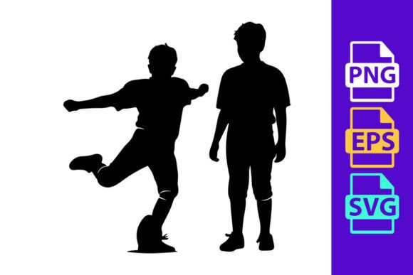 Dynamic Football Silhouettes for Designers