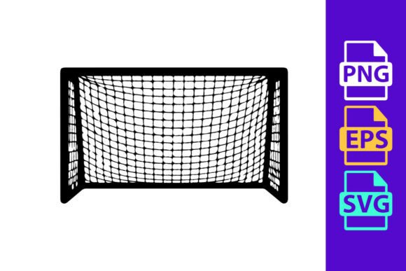 Dynamic Soccer Goal Clipart: A Scalable Vector Asset for Designers