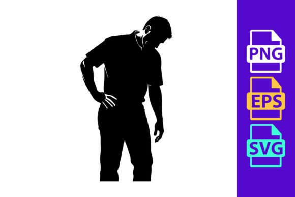 Understanding A Man Clutching His Lower Back in Pain: A Designer's Asset